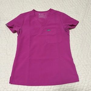 Electric Orchid Catarina Scrub Top